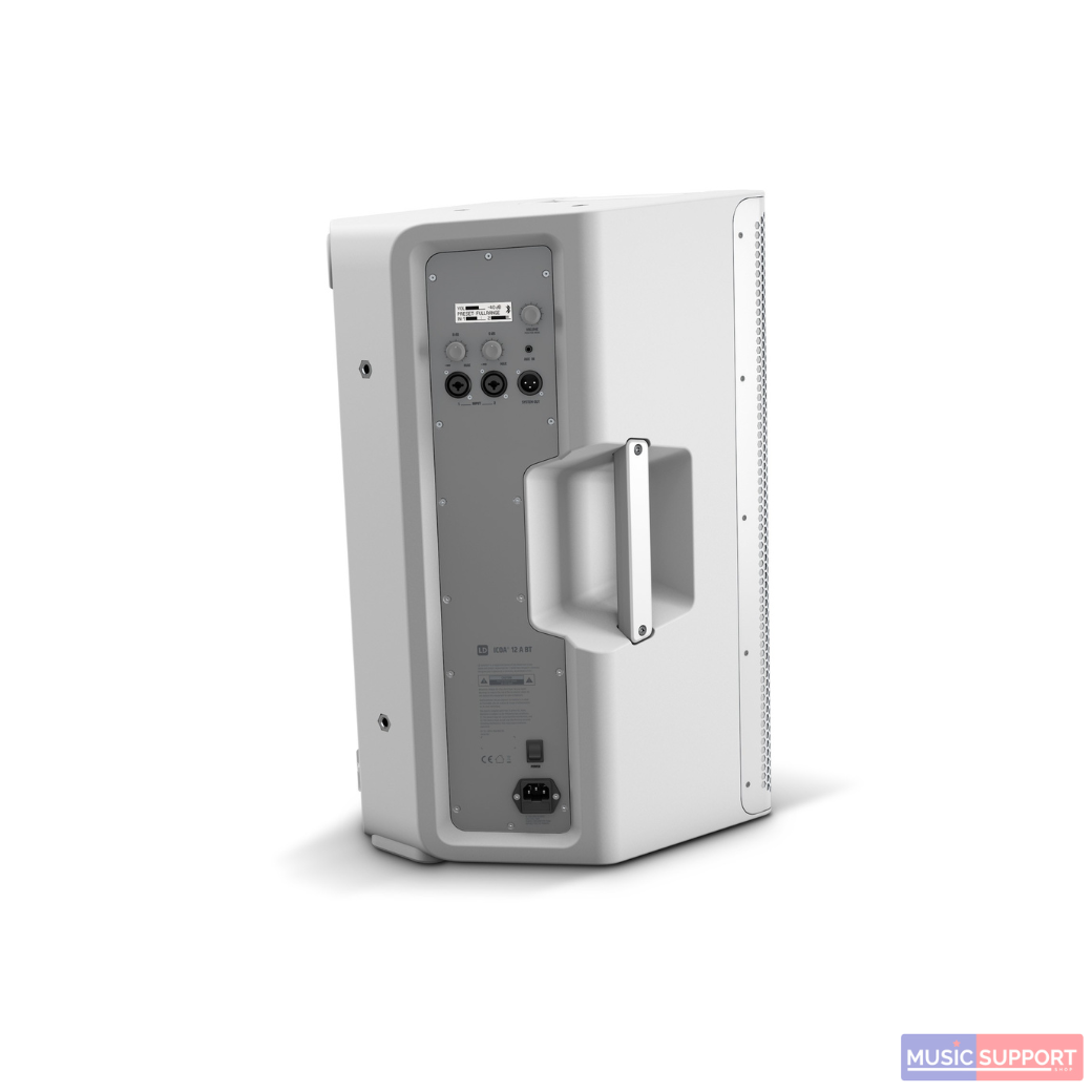 LD Systems ICOA12A BT W สีขาว 300วัตต์ ลำโพงมอนิเตอร์ พร้อมบลูทูธ