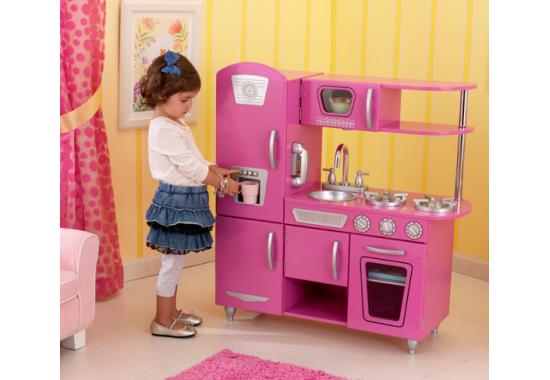 kidkraft bubblegum vintage kitchen