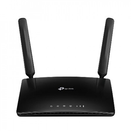 tp-link ARCHER MR200-V5 AC750 Wireless Dual Band 4G LTE Router, Build-In 150Mbps 4G LTE Modem, 433 Mbps at 5 GHz + 300 Mbps at 2.4 GHz, 4G Cat4 150/50 Mbps