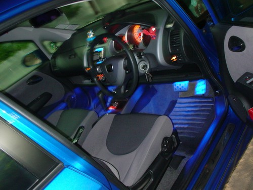 ไฟ LED ใต้คอนโซล (iluminated Foot-light)