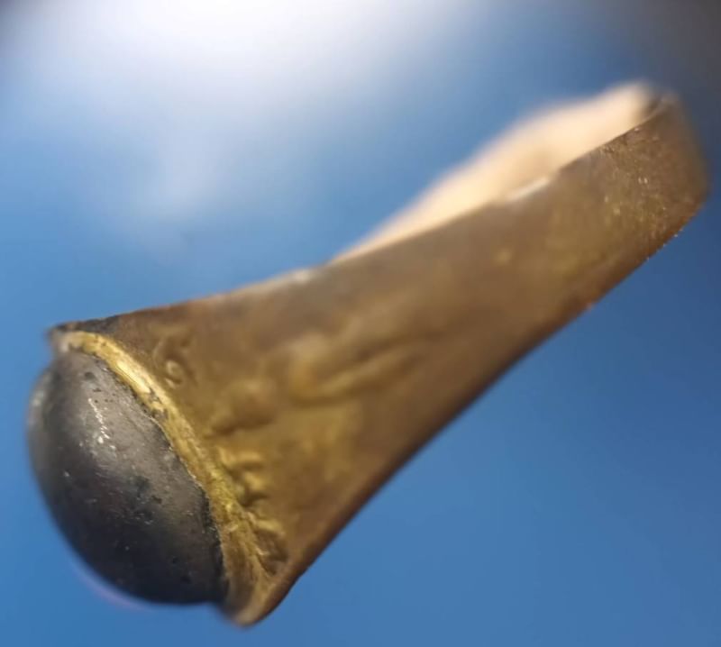 แหวนหลวงพ่ออิ่ม วัดหัวเขา พิมพ์ยืน-นางกวัก-หัวเมฆพัตร เนื้อทองผสม จังหวัดสุพรรณบุรี