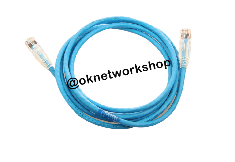 AM-3662 1859247-7 AMP CAT6 RJ45-RJ45 Patch Cord 7 Feet