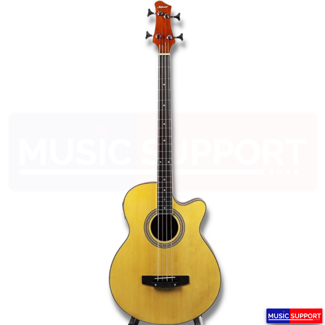 เบสโปร่งไฟฟ้า Mclorence B10 Acoustic Bass 4 Strings with Pickup KLT-1