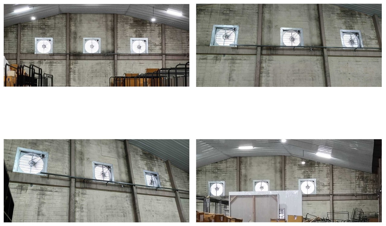 ผลงานการการออกแบบ ติดตั้งระบบระบายอากาศ แก้ไขปัญหาความร้อน