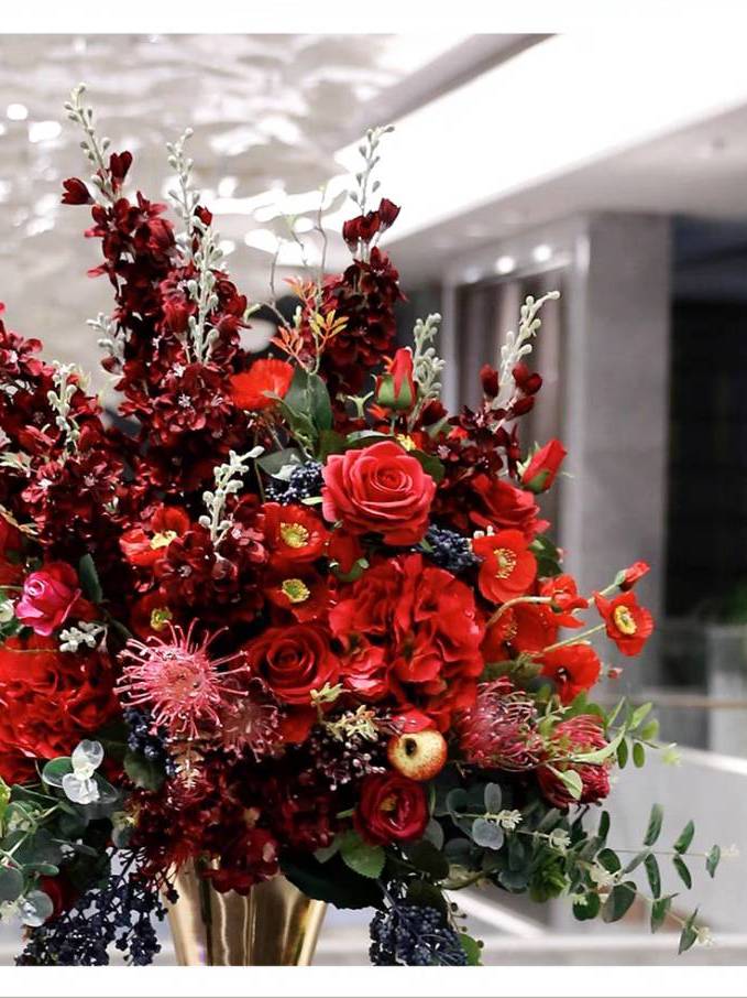 CT211E048 DECHOME Flower ornaments แจกันดอกไม้ ตกแต่งบ้าน ของขวัญขึ้นบ้านใหม่ ของขวัญ