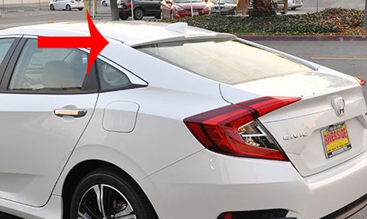 Roof Tail RS ชุดสปอยเลอร์แนวกระจก