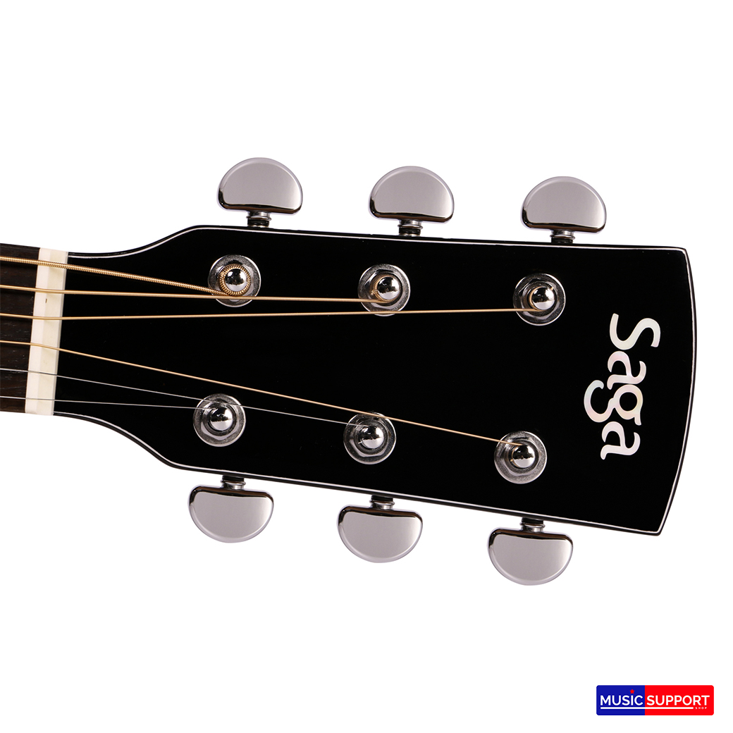 Saga SF850GE Acoustic Guitar กีตาร์โปร่ง + กระเป๋า
