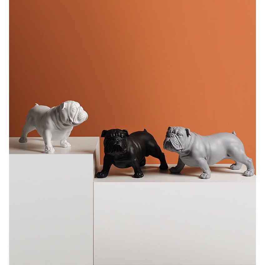 C1009B053 FAMITOSS ของตั้งโชว์ ของตกแต่งโต๊ะทำงาน ของตั้งโชว์ตกแต่งโต๊ะทำงาน โมเดลตั้งโชว์ รูปสุนัข หลากหลายสไตล์