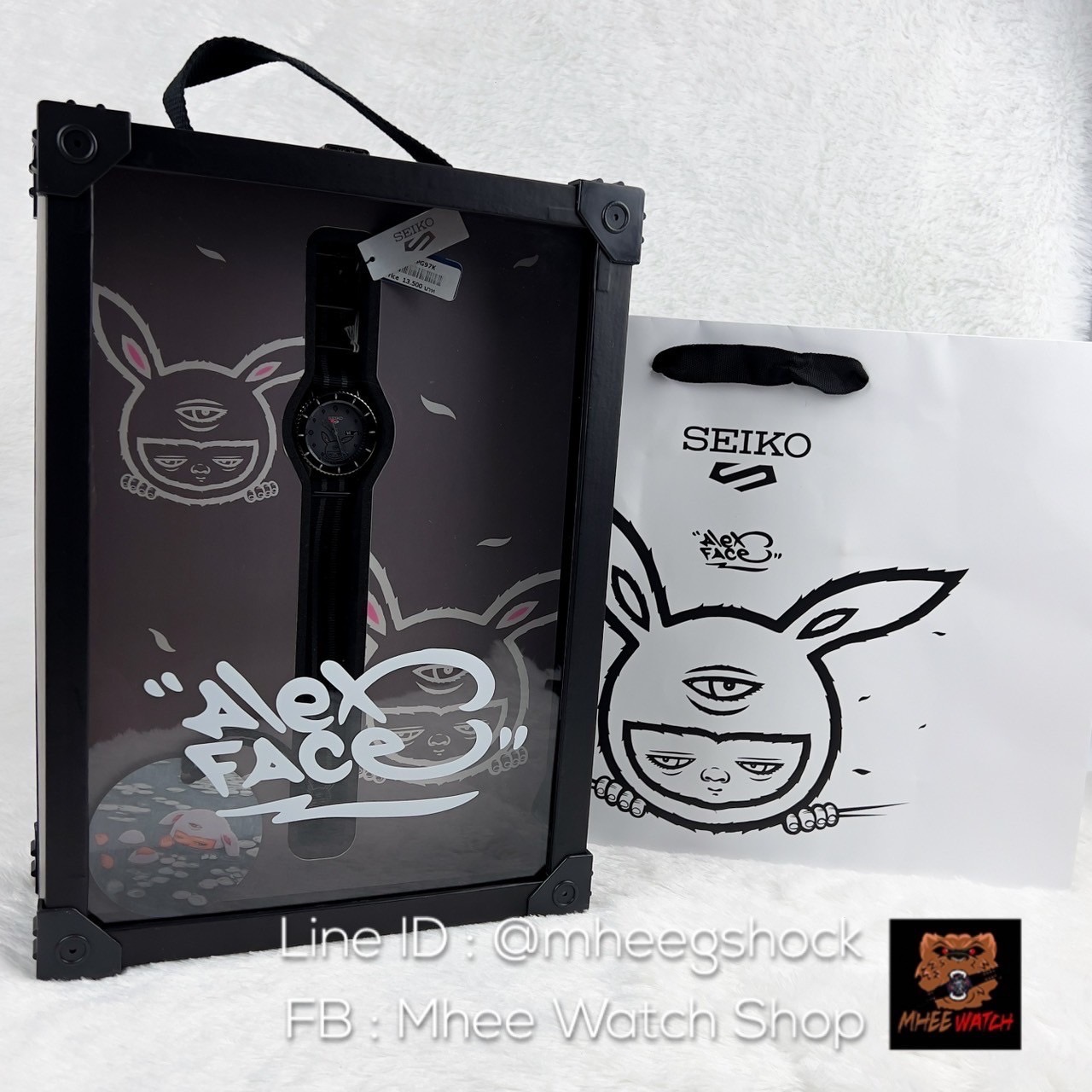 Seiko 5 Sport Automatic Alex Face Black IP Limited 500เรือนในโลก รุ่น SRPG97K