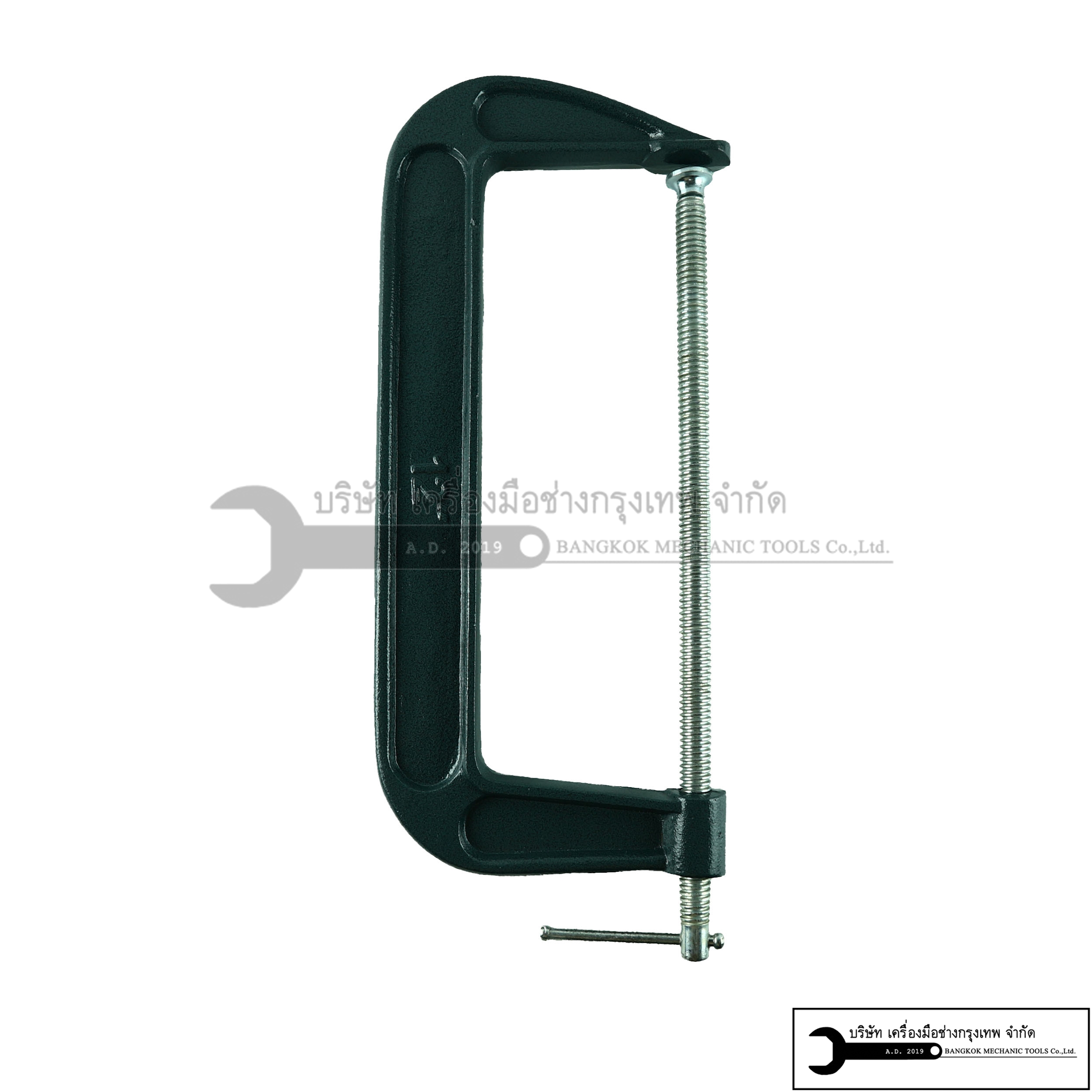 OKURA C-CLAMP 12นิ้ว ซีแคมป์ เหล็กหนา เกลียวใหญ่ คงทน เเข็งเเรง