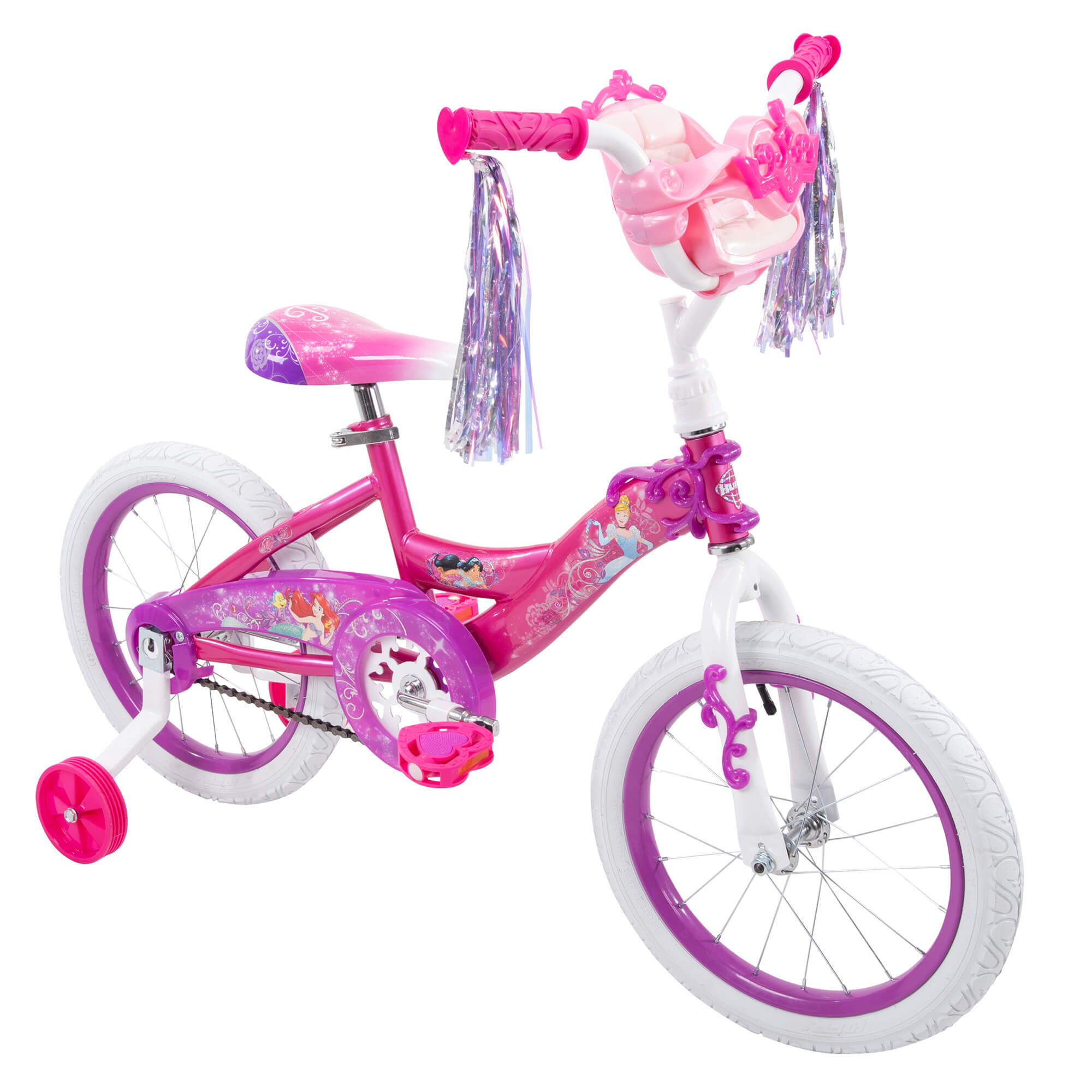 Huffy 16 inch Girls Disney Princess Bike จักรยานเด็ก 4 ล้อ ลายเจ้าหญิง ขนาด 16 นิ้ว