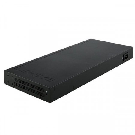 Linksys LGS326 Switch 24-Port Gigabit Smart Managed & 2-Port Gigabit SFP/RJ45 Combo, Spanning Tree / Link Aggregation / VLAN Support