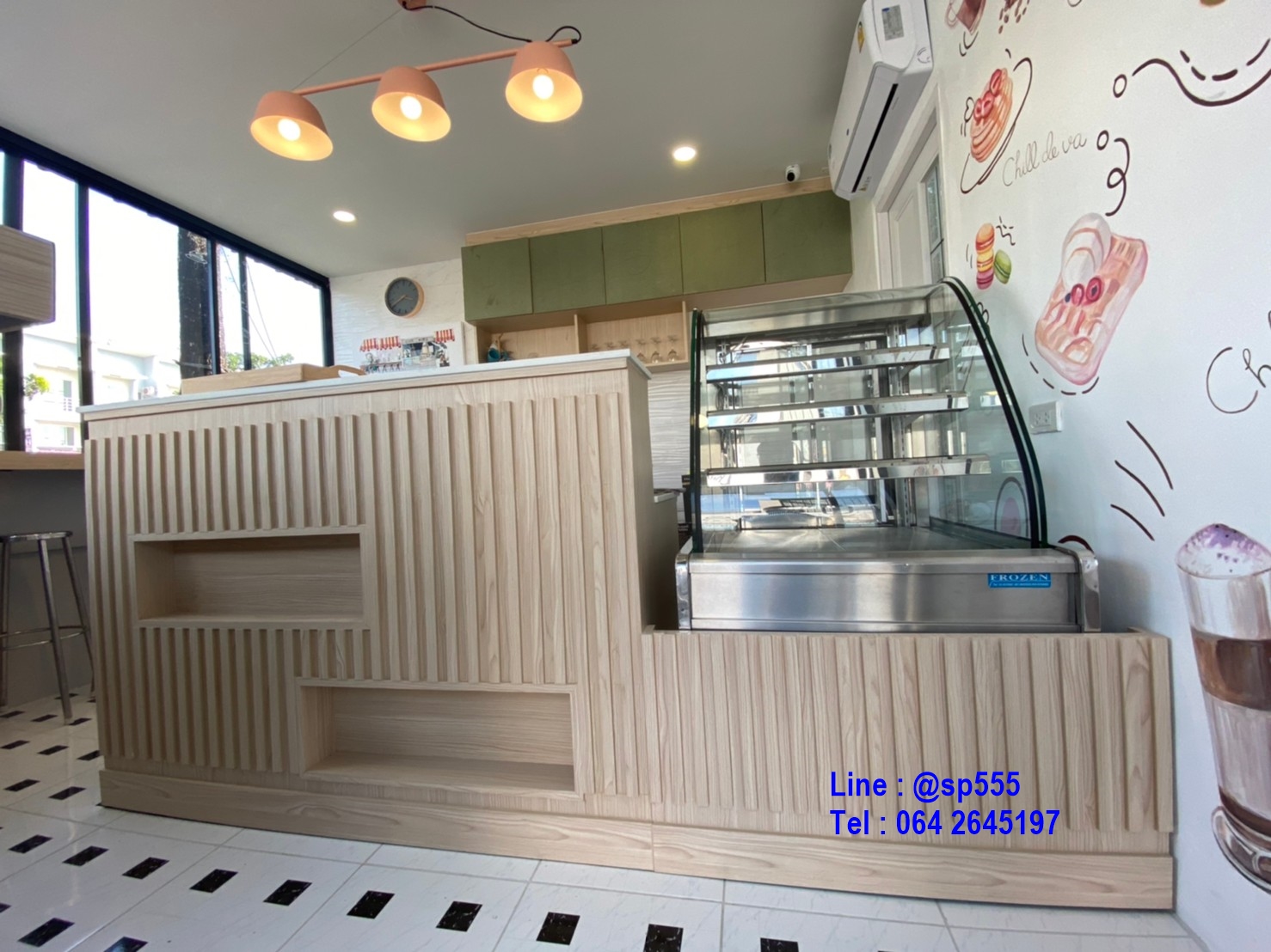 เคาเตอร์กาแฟ ชิลล์ดีว่าคาเฟ่ Chill De Va Cafe
