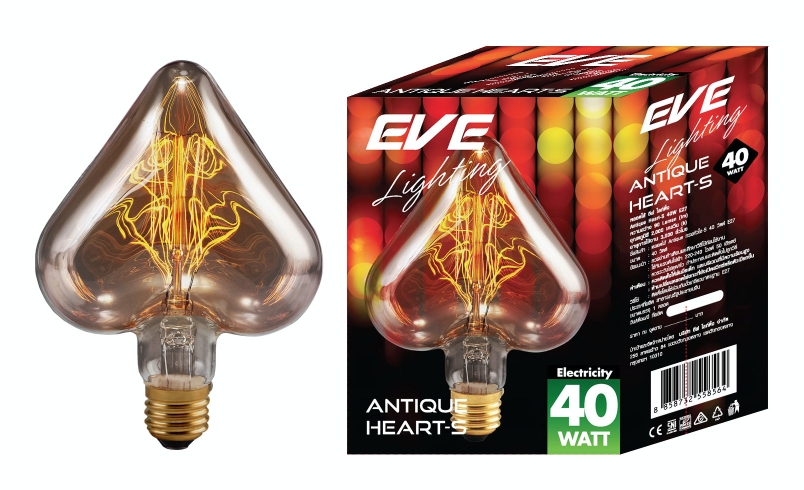 Heart Antique-S 40w E27