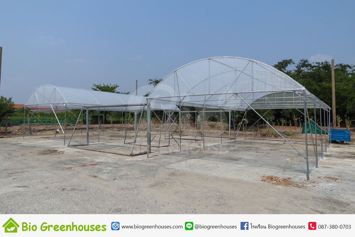 โรงเรือนแบบเปิด ขนาด 6x12ม. จ.กรุงเทพ