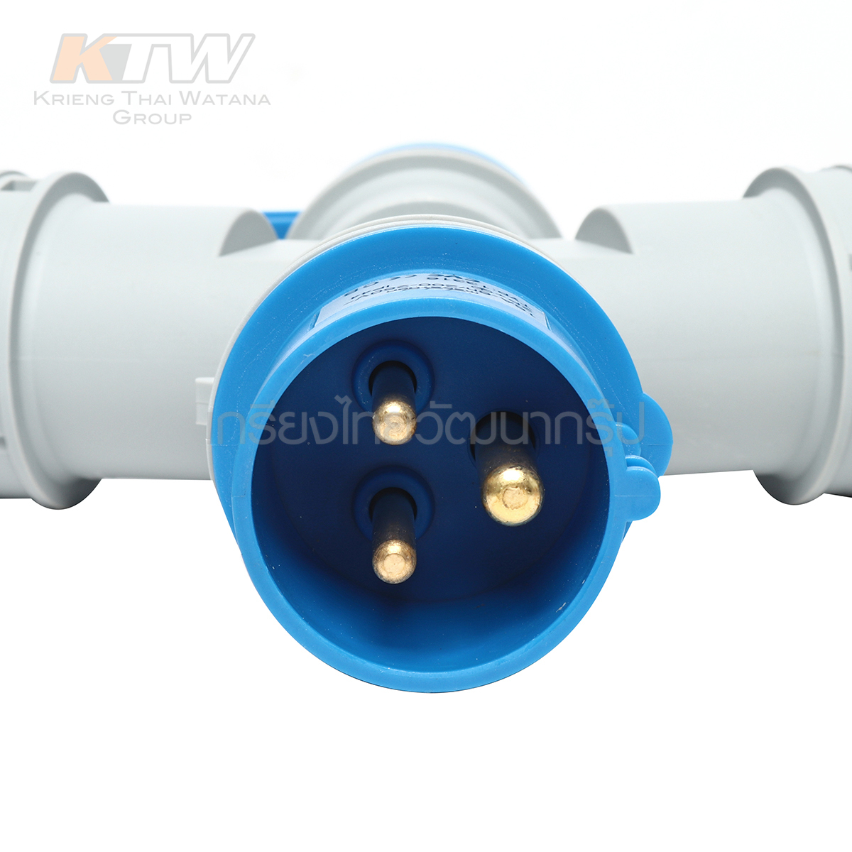 MARATHON ปลั๊กและเต้ารับอุตสาหกรรม เอ็นจิเนียริ่งพลาสติกที่ไม่ลามไฟ 3ทาง