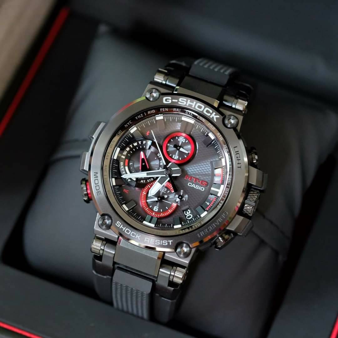 GShock ของแท้ MT-G Red Black รุ่น MTG-B1000B-1A ประกันศูนย์ CMG (Rare Item)