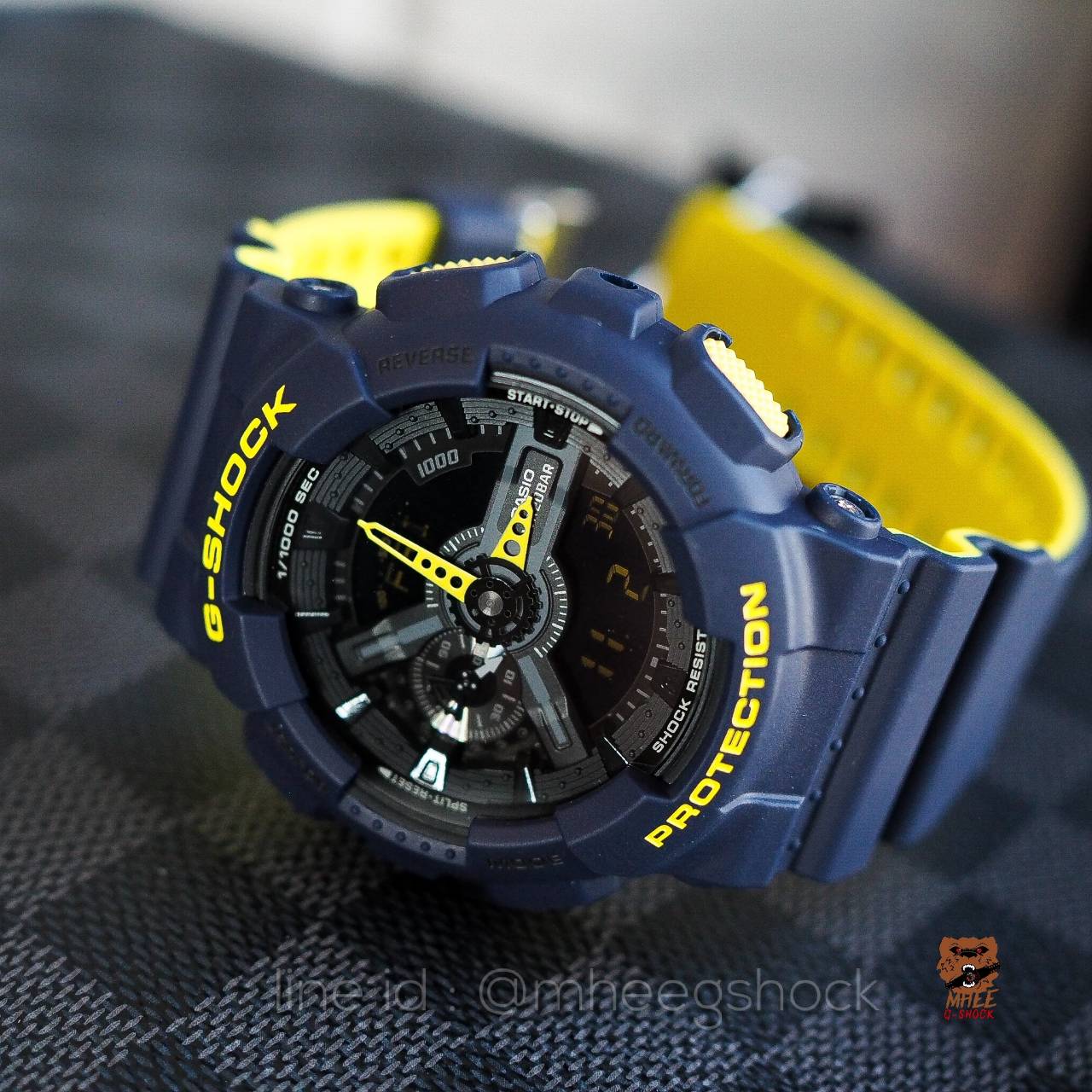 Casio G-Shock Rare Item สีน้ำเงิน-เหลือง รุ่น GA-110LN-2ADR