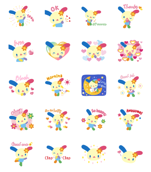 ขายสติกเกอร์ไลน์ U･SA･HA･NA