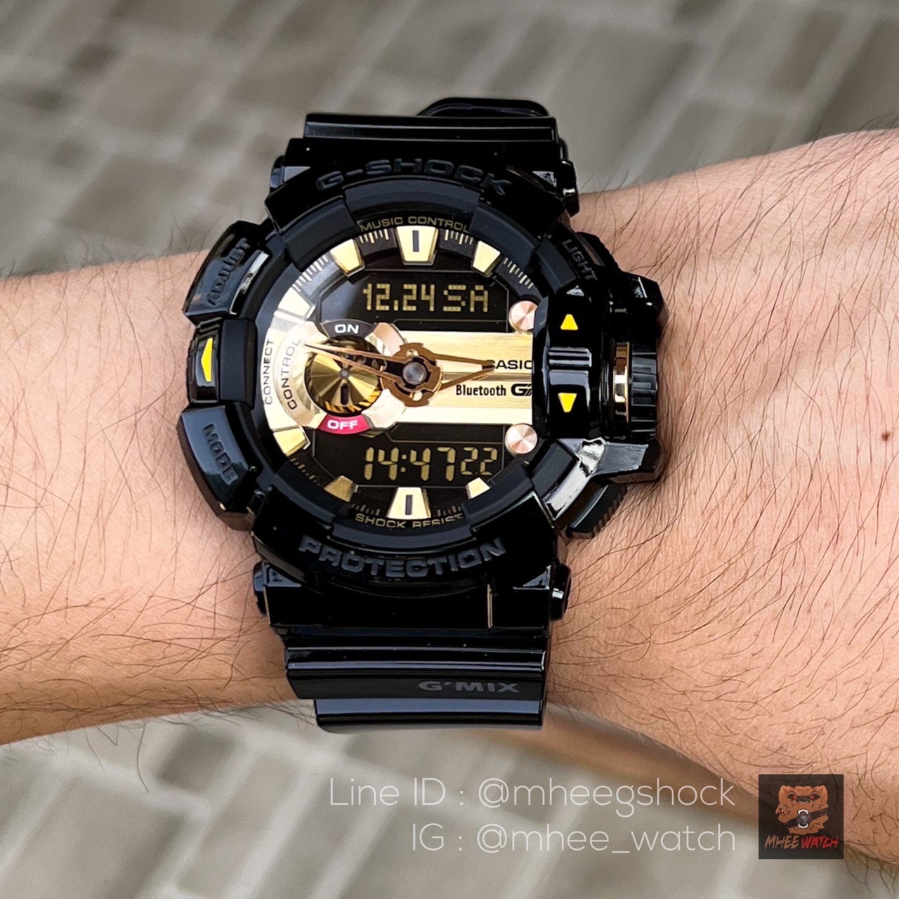 G-Mix Bluetooth GBA-400ดำทอง