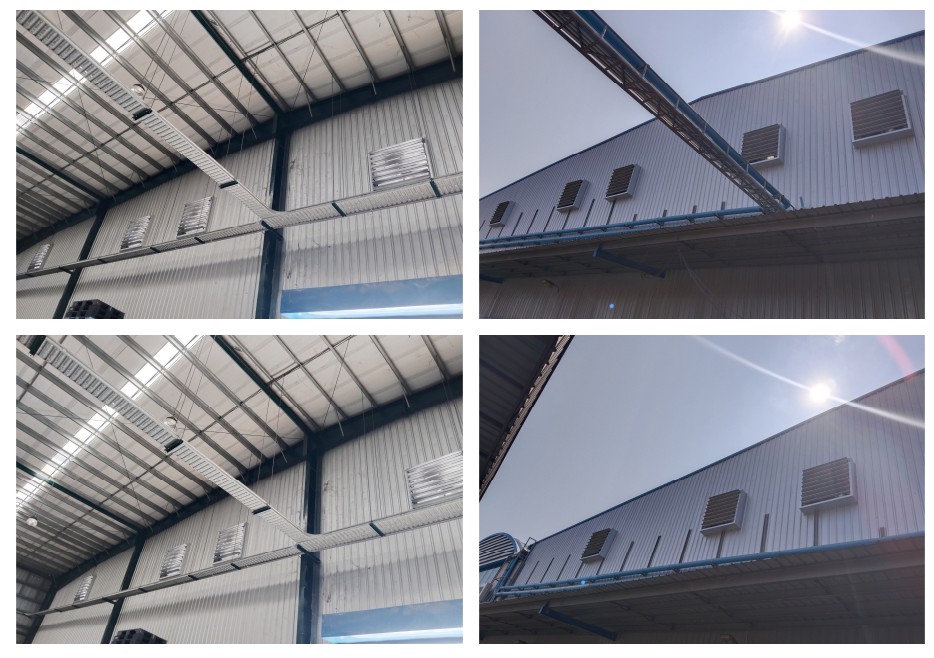 ผลงานการการออกแบบ ติดตั้งระบบระบายอากาศ แก้ไขปัญหาความร้อน