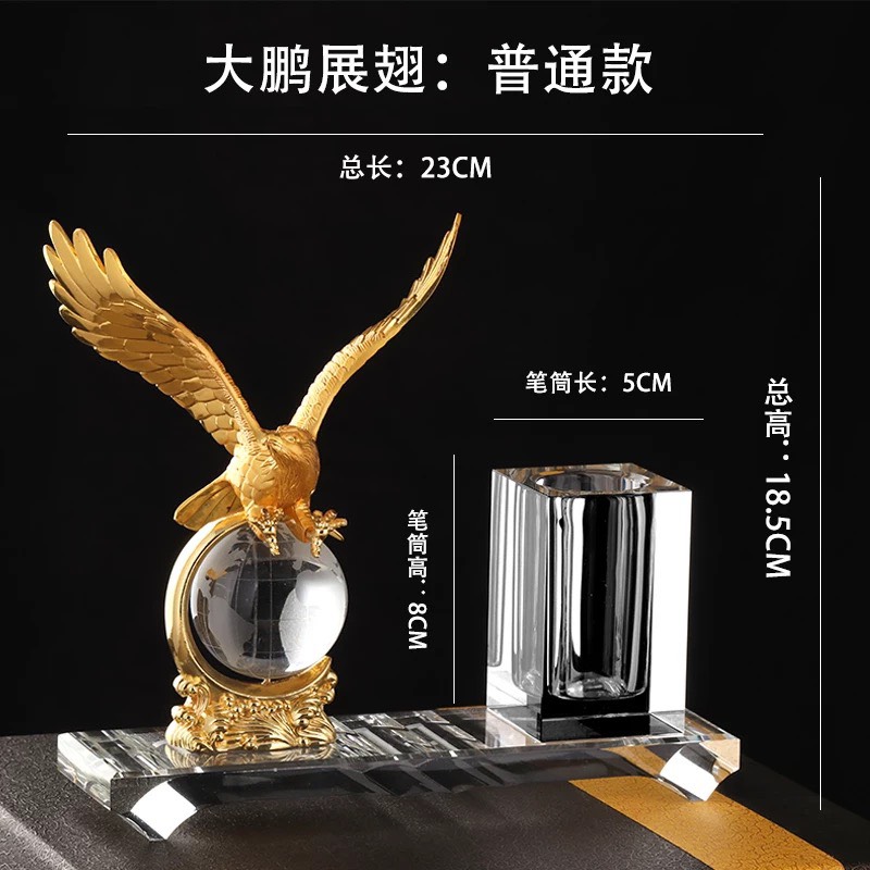 CT029D004 HOMMY ของตั้งโชว์ ของตั้งโต๊ะ ม้า นกอินทรีย์ ใส่ปากกา เหมาะกับเป็น ของขวัญ ของขวัญให้ผู้ใหญ่ present gift