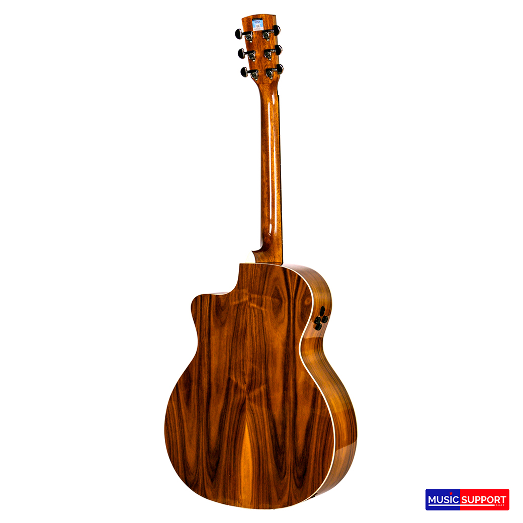 Saga SF850GE Acoustic Guitar กีตาร์โปร่ง + กระเป๋า