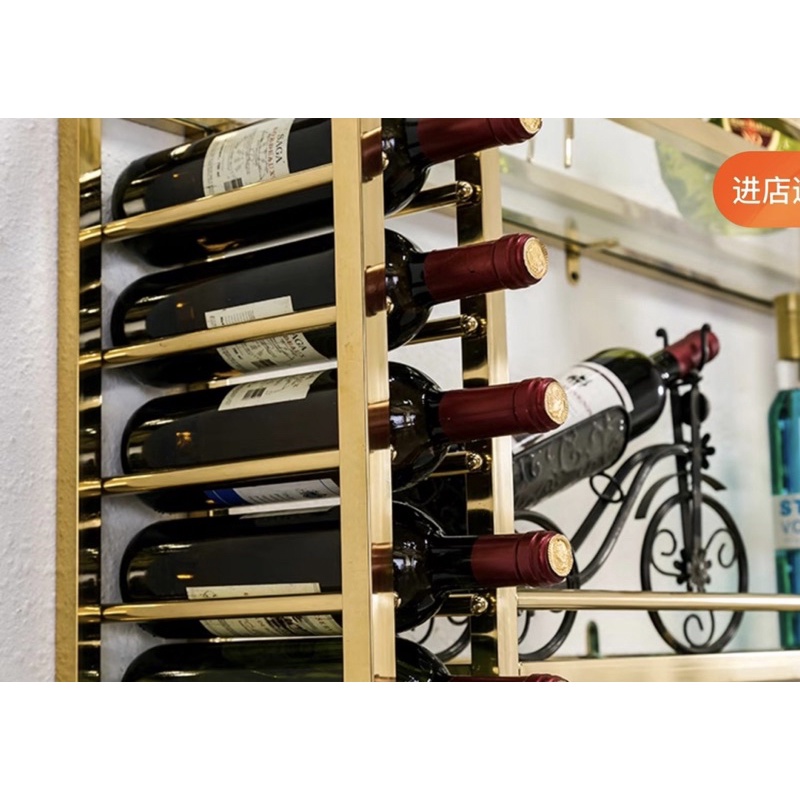 CT092D061 MIRIKITEKI #บาร์แขวนแก้วไวน์ บาร์แก้วติดผนัง บาร์แขวนแก้ว สไตล์ Modern Luxury ชั้นแขวนแก้วไวน์หรู