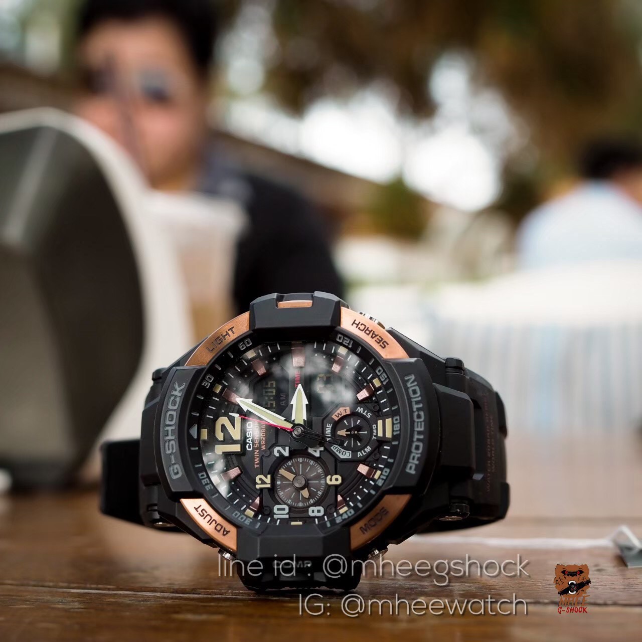 นักบินดำRose Gold Ga-1100สุดแร หายากมากเลิกผลิตแล้ว