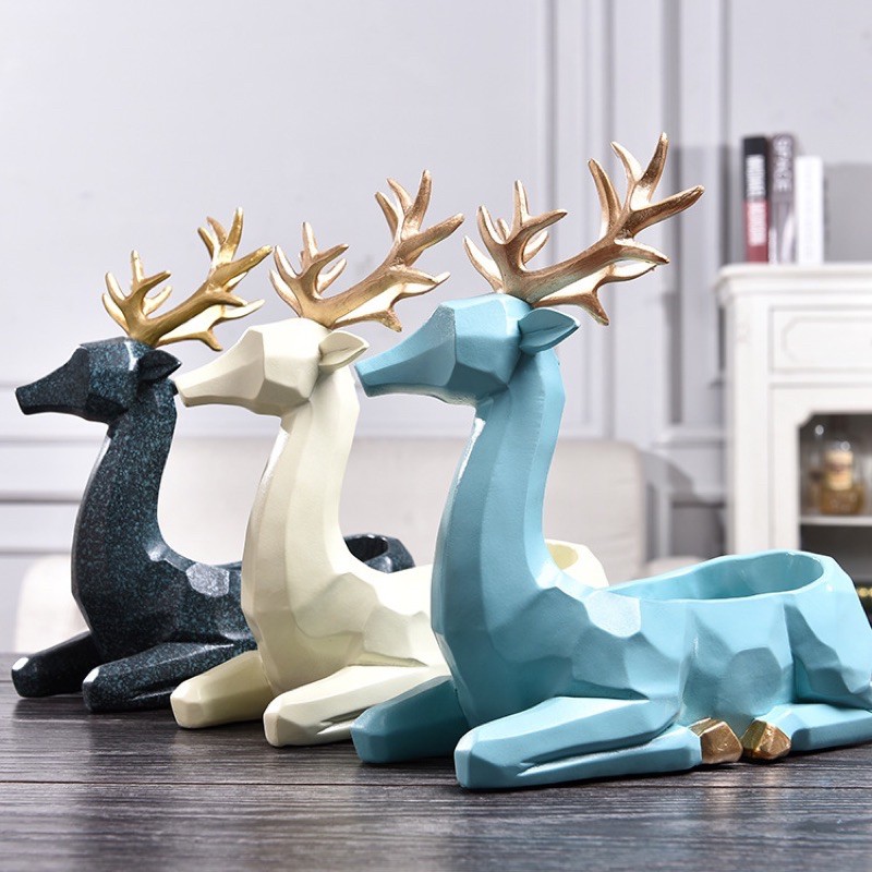C1030D005 HOMMY ที่เก็บของ ที่เก็บโทรศัพท์ กวางตกแต่งบ้าน DEER HOME DECORATION STORAGE ของตั้งโต๊ะ ของขวัญ present