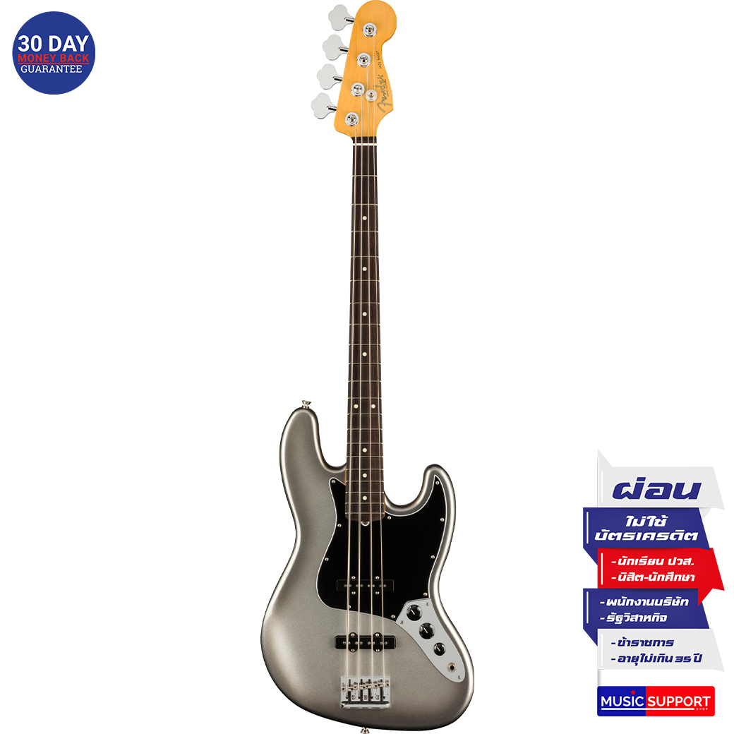 เบสไฟฟ้า Fender American Professional II Jazz Bass® RW Mercury