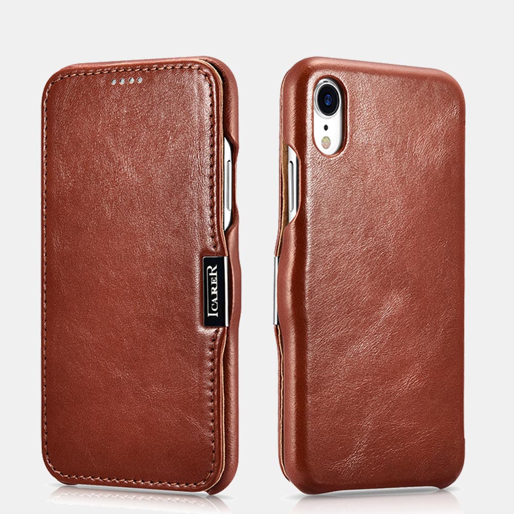 เคสหนัง iCarer iPhone XR Vintage Leather รุ่น RIX903