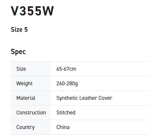 MIKASA V355W วอลเลย์บอลหนังเย็บ มิกาซ่า