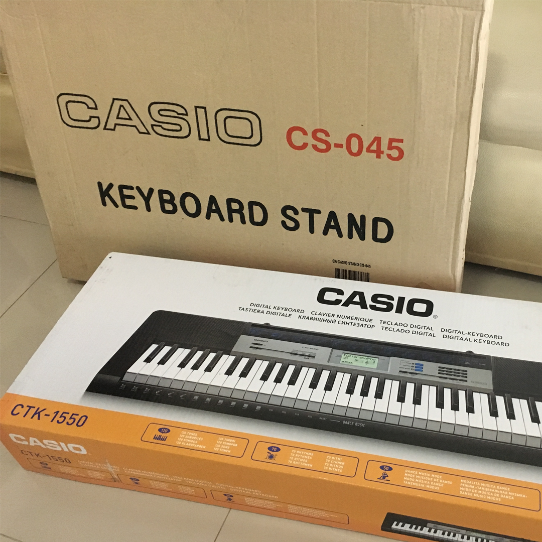 คีย์บอร์ด Keyboard Casio CTK-1550