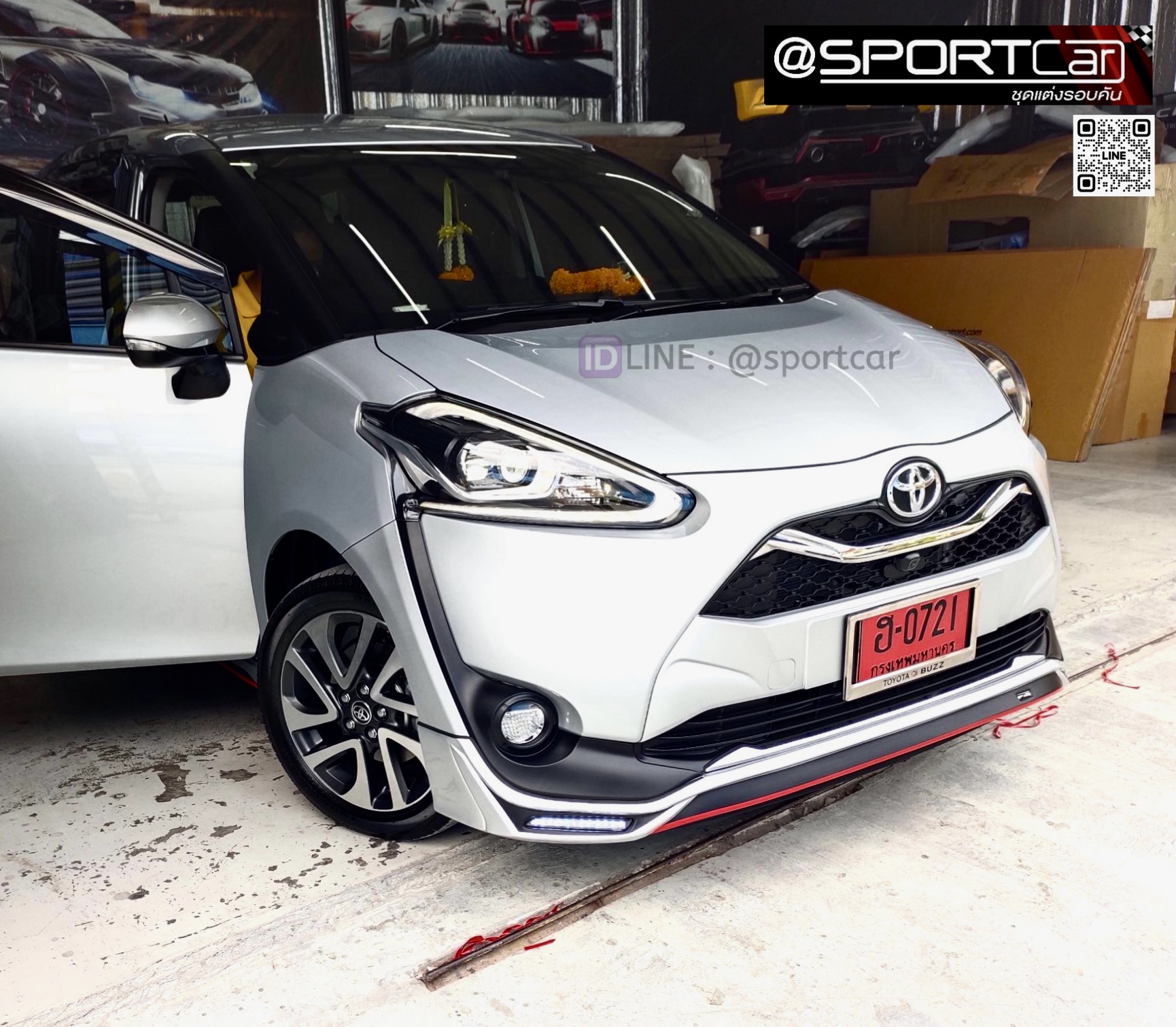 ชุดแต่ง Sienta ทรง SPACE สเกิร์ตเซียนต้า, Sienta แต่ง, Sienta แต่งซิ่ง, Sienta แต่งสวย, Sienta แต่ง VIP, เซียนต้าแต่งสวย ASC bodykit