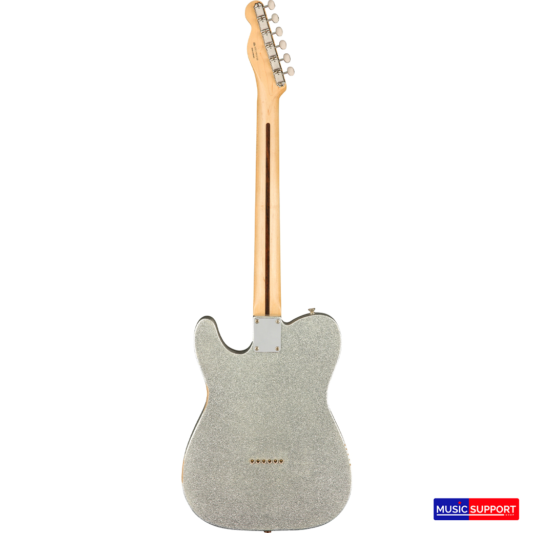 กีตาร์ไฟฟ้า Fender Brad Paisley Road Worn Telecaster Silver Sparkle