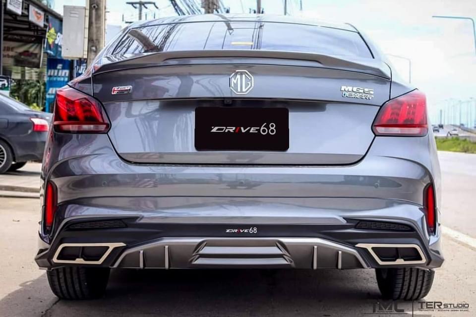 ชุดแต่ง MG5 2022 2021 Drive68 แต่งสวย , mg5 แต่งสวย, สเกิร์ตรอบคัน MG5, ของแต่ง MG5 2021