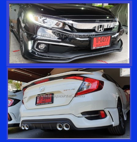 ชุดแต่ง Civic 2019 SPORT RS (Build in ท่อคู่) 2019-2021