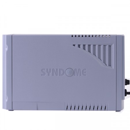 SYNDOM S5-800 (800VA/360Watt) มีระบบป้องกันไฟกระชากทางสายโทรศัพท์ (Surge Protection)