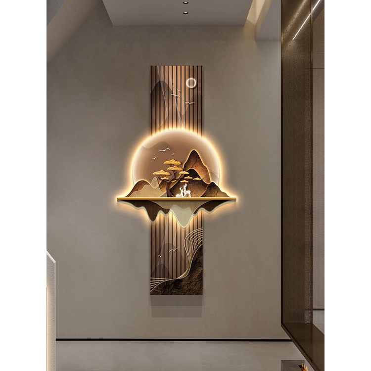 CT148G005 SOSHOKU ภาพติดผนัง ภาพติดผนังแบบชาร์ตได้ ไม่ต้องเดินสายไฟ ภาพติดผนังโมเดิร์น ภาพไฟLED