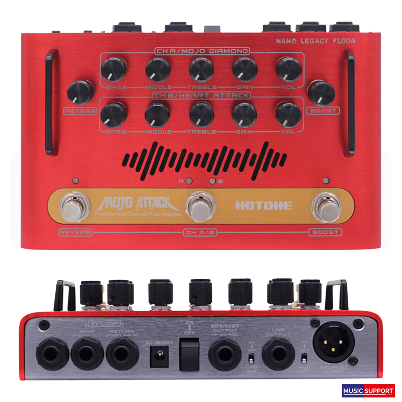 Hotone Mojo Attack Portable Dual Channel Floor Amplifier