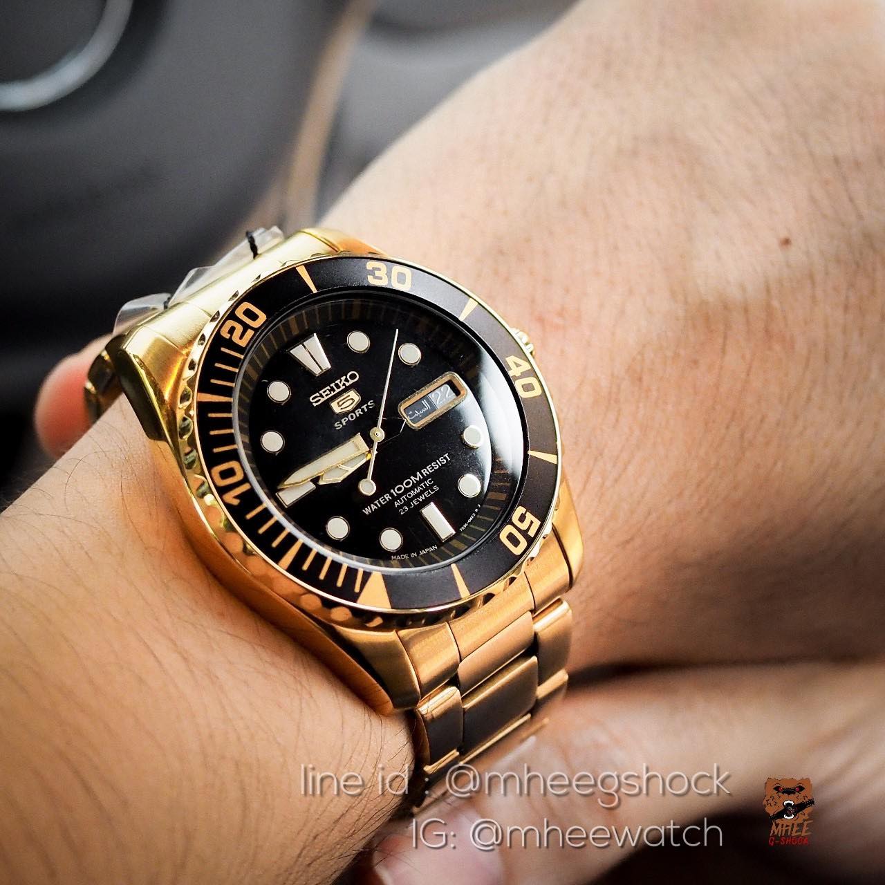 Seiko Drink Submarine Gold Snzf22