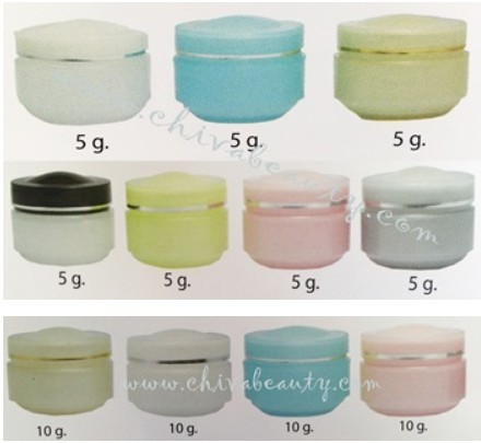 ขายส่ง ปลีก กระปุกครีมพาสติกพร ขนาด 5 g , 10 g