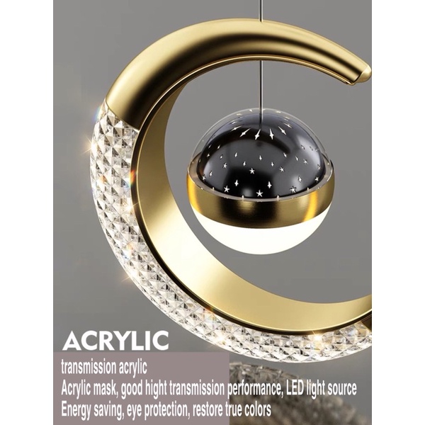 CT113A045 SOTMIA โคมไฟหัวเตียงรูปพระจันทร์ #โคมไฟหัวเตียง โคมไฟหัวเตียงห้องนอน โคมไฟเพดาน โคมไฟหัวเตียงหรู โคมไฟรูปพระจันทร์