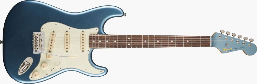กีตาร์ไฟฟ้า SQUIER Classic Vibe Strat 60's Limited Lake Placid Blue Matching Headstock