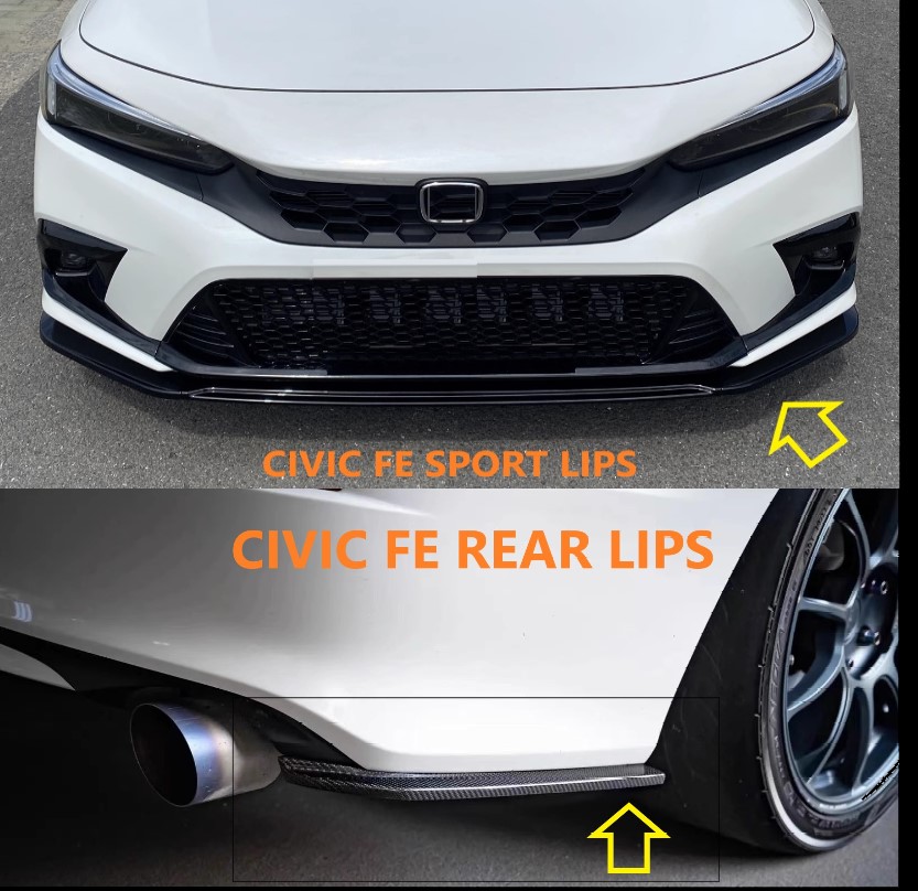 Civic FE ชุดแต่ง DTM sport (แบบ LIPS)