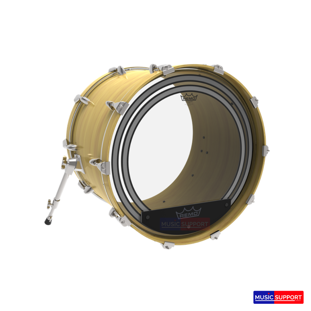หนังกระเดื่องกลอง Remo Powersonic Clear Bass Head