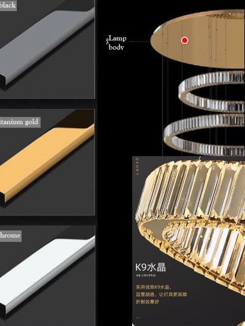 CT206A235 SOTMIA chandelier duplex floor โคมระย้า โคมโถงบรรได แชนเดอเรีย Lamp ไฟยาว