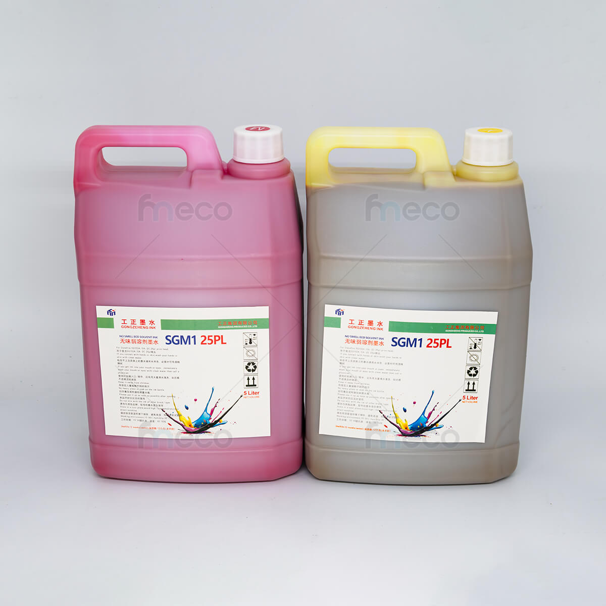 หมึกพิมพ์ GongZheng SGM1 Starfire 1024/25pl ไม่มีกลิ่น eco solvent ink for GZ 3.2m solvent printer