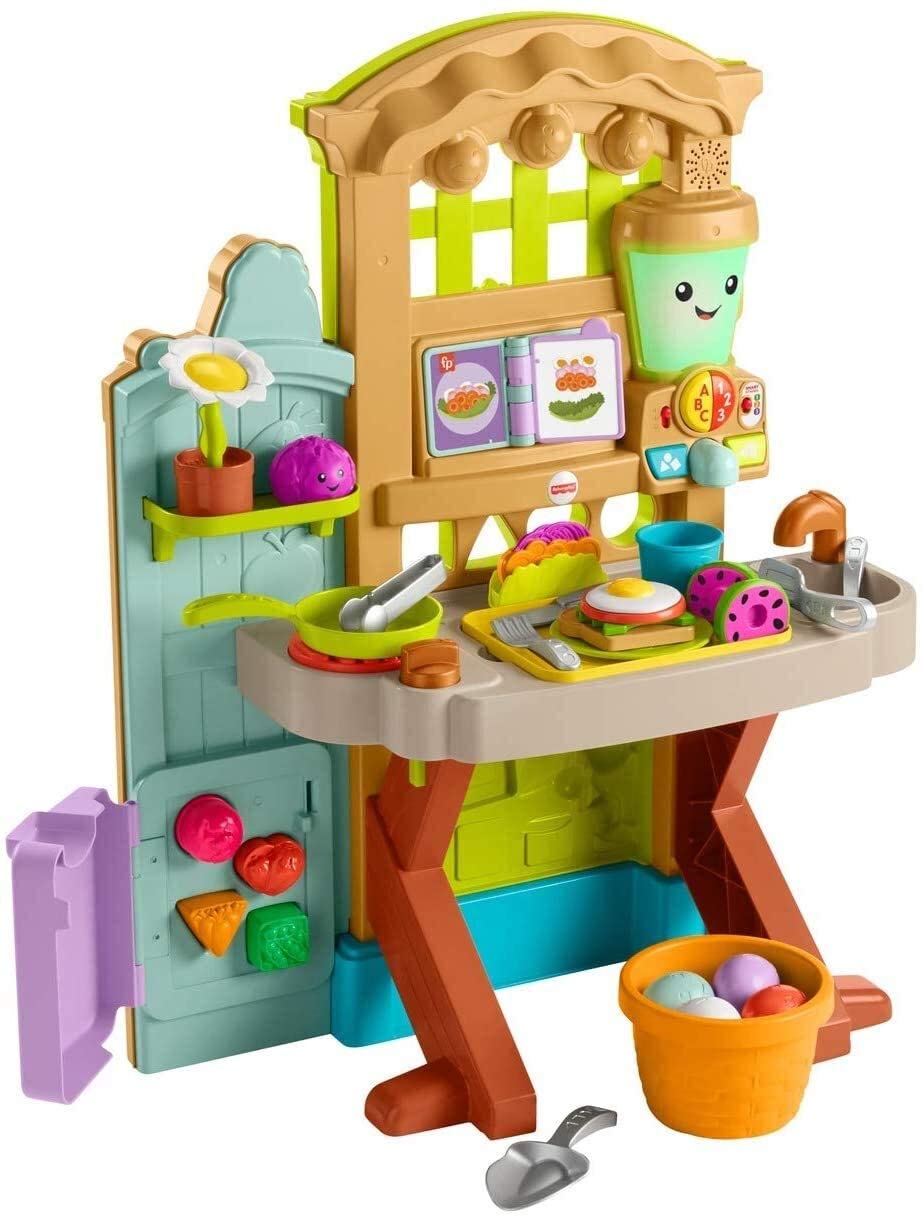 Fisher Price Laugh & Learn Grow-the-Fun Garden to Kitchen ของเล่นเสริมพัฒนาการทำอาหาร